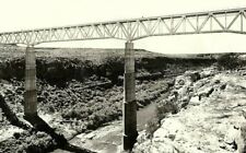 1930-50 Rppc Pecos High Bridge Height 335 Ft. Completed Dec. 1944 Real Photo TX picture