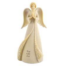Foundations Figurine Inspirational Angel Trust In The Lord Prayer 6011541 picture