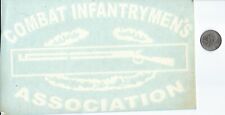 COMBAT INFANTRYMEN'S ASSOCIATION DECAL BADGE  9