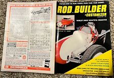 AUGUST 1959 ROD BUILDER & CUSTOMIZER MAGAZINE DON GARTLITS ++++++++++++ picture