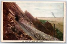 Colorado~Railroad Train Tunnel No 5 On Moffat Road~Postmarked~Vintage Postcard picture