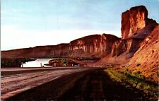 Postcard Green River Wyoming Hwy 30 Sunset Toll Gate Palisades 1955 CURT TEICH picture