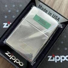 [USED] Zippo 2005 vintage regular silver design picture