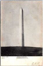 VINTAGE POSTCARD THE WASHINGTON MONUMENT AT WASHINGTON D.C. c. 1901-1905 picture