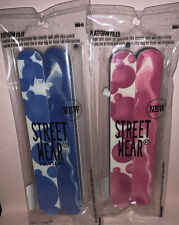 Revlon Street Wear Dual Sided Platform Nail Files. 1 Blue, 1 Pink. NEW picture