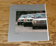 Original 1983 Mercedes Benz Full Line Sales Brochure 240 300 380 D TD CD SEL SL picture