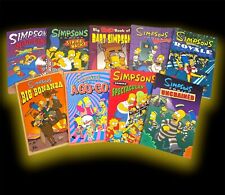 Simpsons Comics Mix Lot Of (9) Paperback Comic/Books by Matt Groening NICE LOT picture