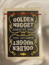 Vintage Vegas Golden Nugget Gambling Hall Playing Poker Cards Deck NEW SEALED picture