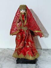 BEAUTIFUL VINTAGE THAILAND DOLL OF A BRIDE IN TRADITIONAL CLOTHES picture