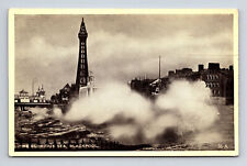 Tower Pier & Glorious Sea Blackpool Postcard picture