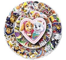Paw Patrol Stickers Chase 50 Pcs Waterproof Vinyl For Tumbler Bottle US SELLER picture