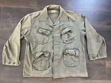 Vintage US Vietnam Era USMC Jacket Uniform Slant Pocket XL picture