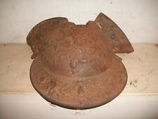 1800's Repica Cast Iron ANCIENT ROMAN Helmet Chariots Nude woman Dragons Goddess picture