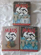 Maus: A Survivor's Tale  by Art Spiegelman 2 Volumes  in Slipcase Box picture