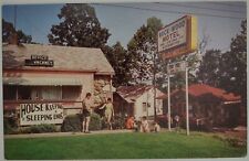 Vintage Postcard Rock-Wood Motel Lake Ozark Missouri picture