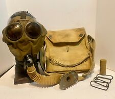 WW1 US gas mask (Corrected British Small Box Respirator ) w/ bag picture