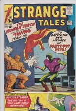 STRANGE TALES # 124   FN  THING/HUMAN TORCH, DR STRANGE  SEPT  1964 picture