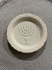 Vintage Judaica Lenox Raised Menorah 6 3/4