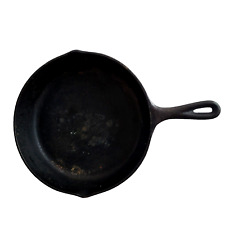 Early LODGE 8 Sk/D1 CAST IRON SKILLET MADE IN USA 3 NOTCH HEAT RING 10.5”  picture