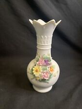 Lefton China Hand Painted Decorative Bud Vase (Japan) Floral Roses picture
