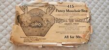 RARE ANTIQUE '20'S NEW ROYAL SOCIETY FANCY MOUCHOIR BAG PURSE CRAFT KIT UNUSED picture