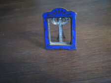Antique Blue Enameled Frame. Mini/Small. picture