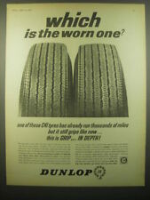 1965 Dunlop C41 Tires Ad - Which is the worn one? picture