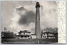 State View~Atlantic City NJ~The Light House & US Signal Service~PM 1906~Postcard picture