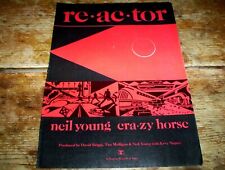 NEIL YOUNG & CRAZY HORSE ( REACTOR ) 1981 Vintage U.S. PROMO Ad NM- picture
