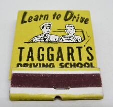 Taggart's Driving School Philadelphia - New Jersey FULL Matchbook picture