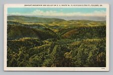 Postcard Draper's Mountain & Valley on US Route 11 Pulaski Virginia picture
