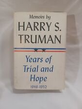 Memoirs By Harry S Truman Volume Two  years of trial and hope HC Book 1956 picture