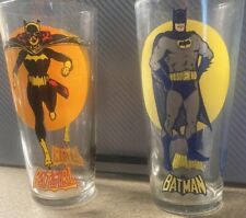 Batman and Batgirl Glasses Nice Glossy Colors  picture