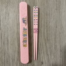 Vintage Sanrio Authentic 1976 Little Twin Stars Chopstick With Case picture