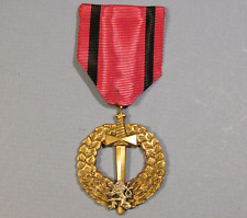 WWII CZECHOSLOVAKIA ARMY ABROAD MILITARY COMBAT MEDAL ORDER WORLD WAR II Cross picture
