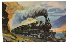 1950's P&LE NYC HOWARD FOGG 1893 EMPIRE STATE EXPRESS ENGINE 999 POST CARD  picture
