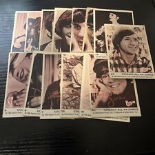 THE MONKEES 14 different cards 1966 sepia - Raybert vintage/original LOT picture
