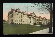 1915 Chestnut Street Grammar School Springfield MA Hampden Co Postcard picture
