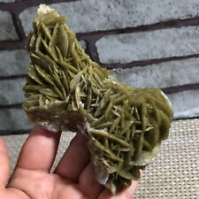 Beautiful Natural Yellow Sheet Siderite Mineral Specimen 380g d151 picture