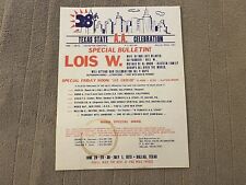 Vintage Alcoholics Anonymous Texas State Celebration 1973 Convention Flyer picture