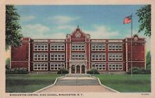 Vintage Postcard Binghamton New York Central High School Curt Teich 1949 514 picture