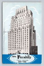 New York City NY-Hotel Piccadilly, Advertisement, Vintage c1963 Postcard picture