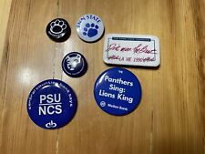 Vintage Penn State University Pinback Buttons Lot Of 6 picture