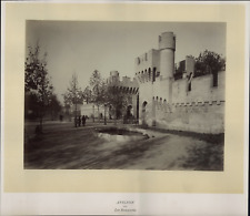France, Avignon, les Remparts, ca.1875, vintage albumin print vintage print,  picture