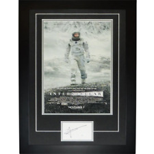 Interstellar 11x17 Movie Poster Deluxe Framed with Matthew McConaughey Autograph picture