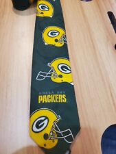 Vintage 1993 Ralph Marlin Greenbay Packers Necktie Made In The Usa picture
