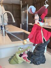 Disney Captain Hook And Gator Statues By Sideshow. picture