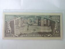 1954 Las Vegas Loot 1000 Dollar Bill. The New Pioneer Club Casino. picture