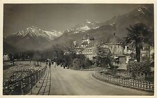 1929 Real Photo Postcard, Merano Italy Casino di Cura, Unposted picture