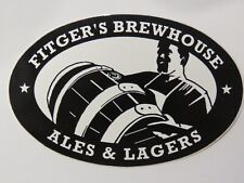 BEER STICKER: FITGER'S Brewhouse Ales & Lagers ~ Duluth, MINNESOTA ~ Opened 1996 picture